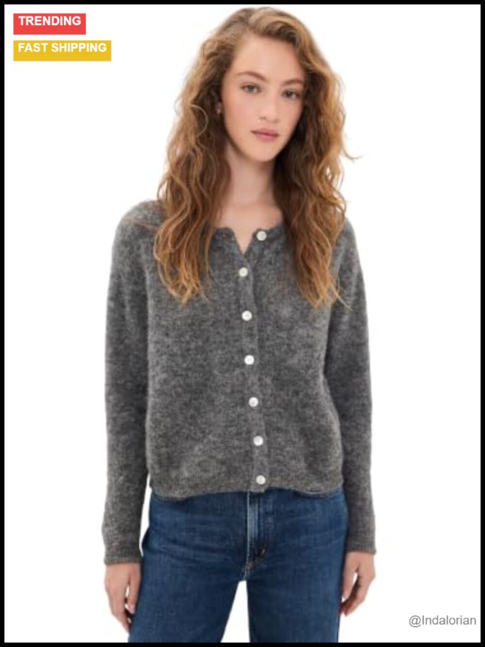 Alpaca Wool Cardigan, Luxe Lightweight Sweater